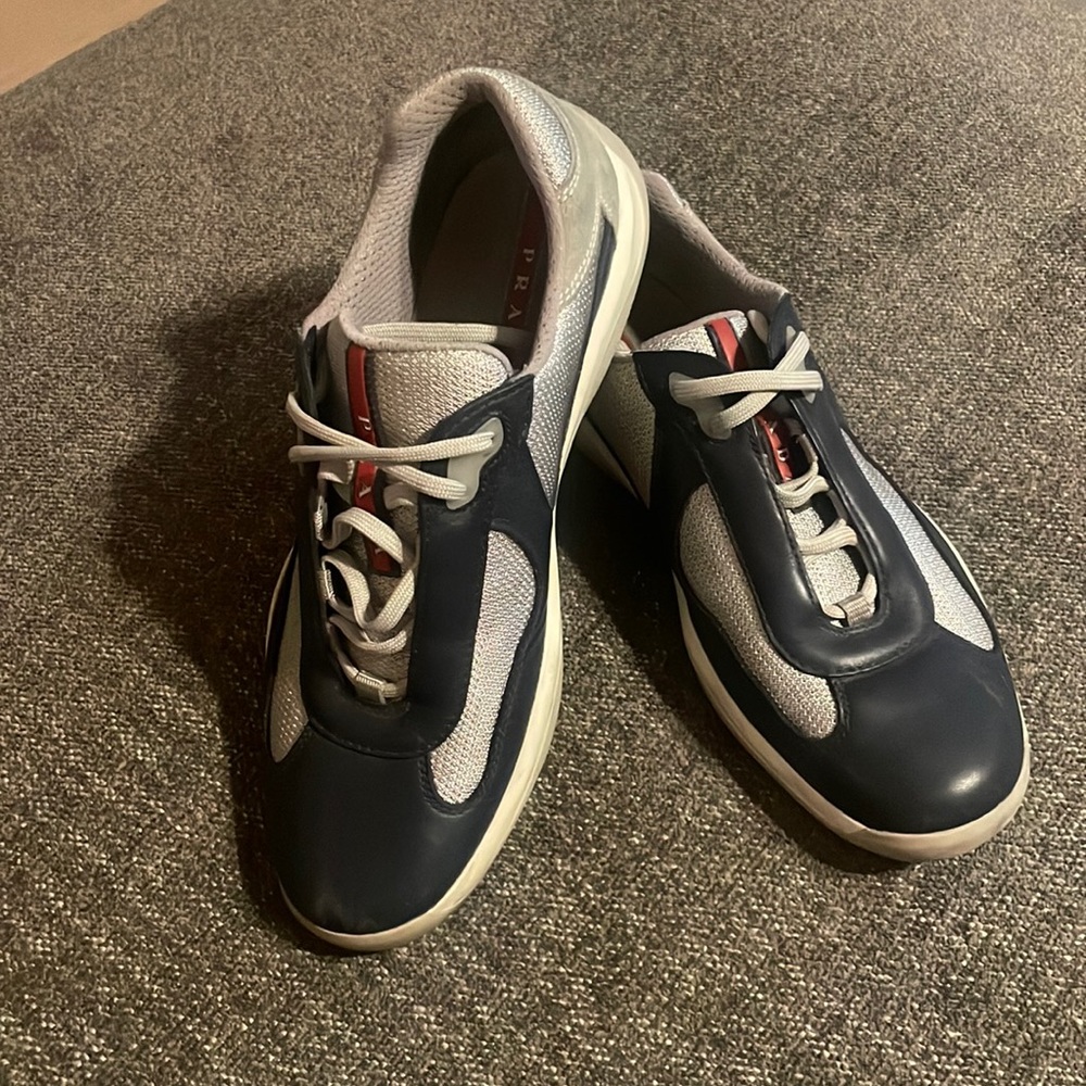 Gently worn men’s Prada America’s Cup Sneakers